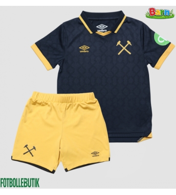 West Ham United Tredjeställ Barn 2025-26 Kortärmad (+ Korta byxor)